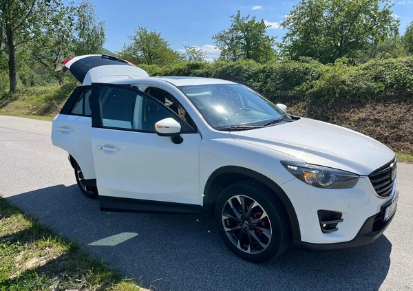 Mazda CX-5 cena 53999 przebieg: 155000, rok produkcji 2015 z Biała małe 742